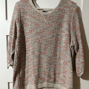 Sweater with Coral Detailing
